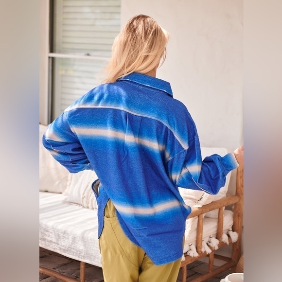 NWT Free People Ruby Deep Sea Jacket - Picture 6 of 8